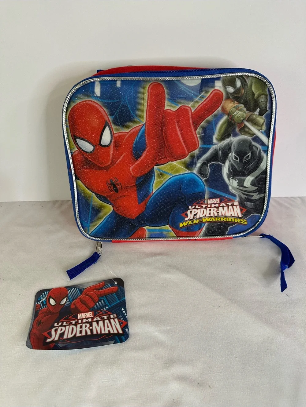 Marvel Spider-Man Web Warriors Lunch Tote - Red, Blue & Black